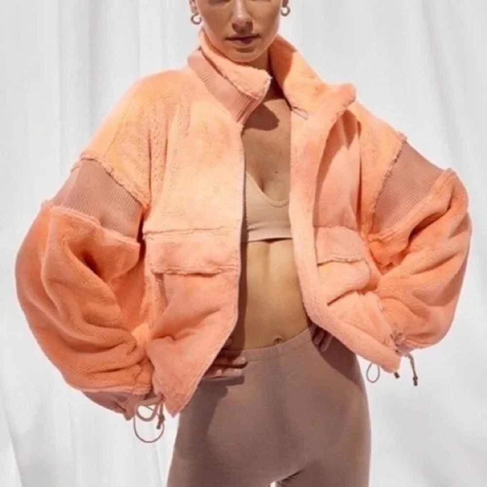 FP Movement by Free People Peach Teddy Jacket